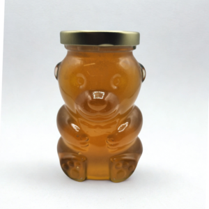 Raw Honey in Glass Bear Jar
