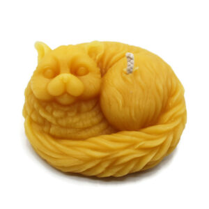 Beeswax Candle Adorable Pure Beeswax Kitty Cat Candle