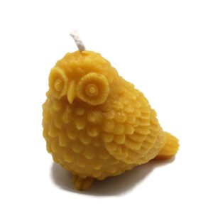 Beeswax Candle Owl Shaped Candle