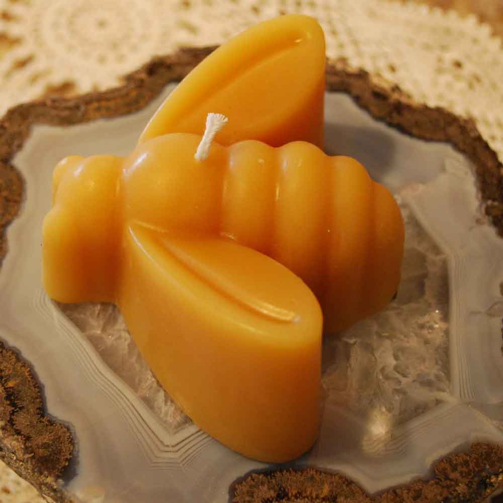 Pure Beeswax Bee Honeybee Candle