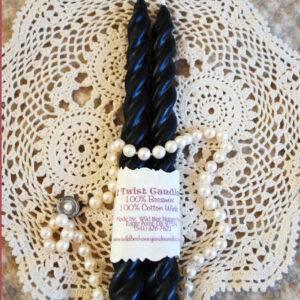 Beeswax Taper twists in BLACK