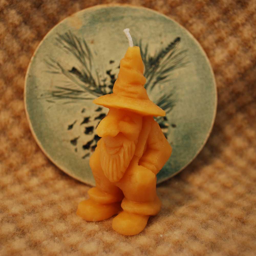 Pure Beeswax Hillbilly Mountain Man Candle - Image 3