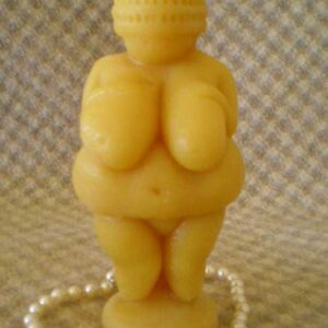 Beeswax Venus of Willendorf Candle