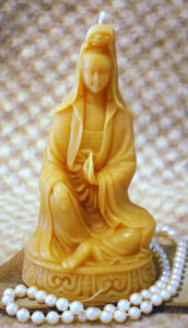 Beeswax Quan Yin Candle