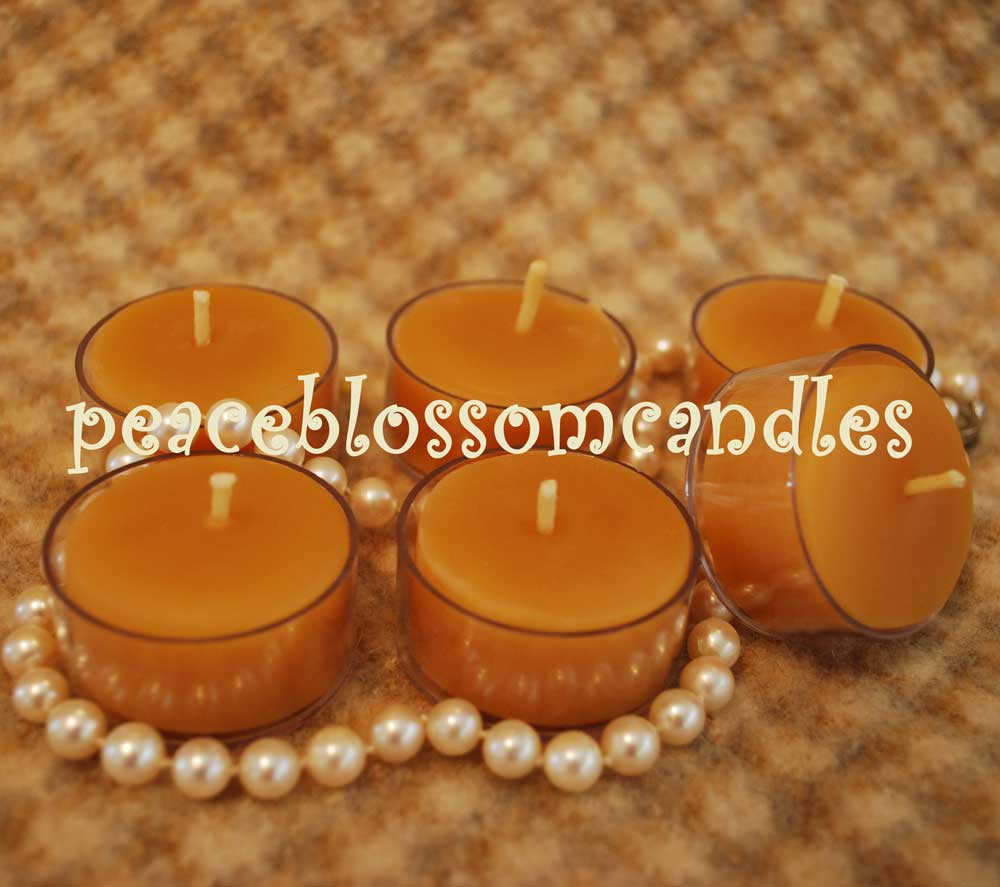 Natural Beeswax Tea Lights