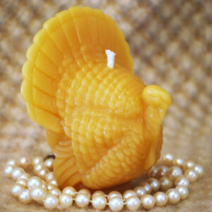 Beeswax Turkey Candle