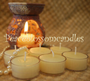 White Beeswax Tealights