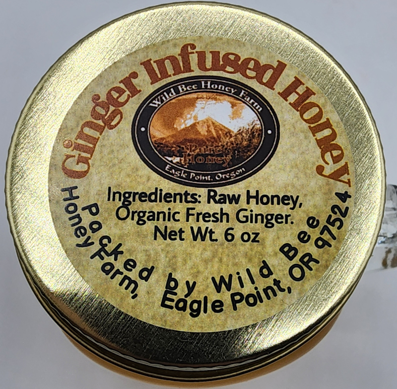 TWO JARS Ginger Infused Honey in Adorable Glass Mason Jars - Image 4