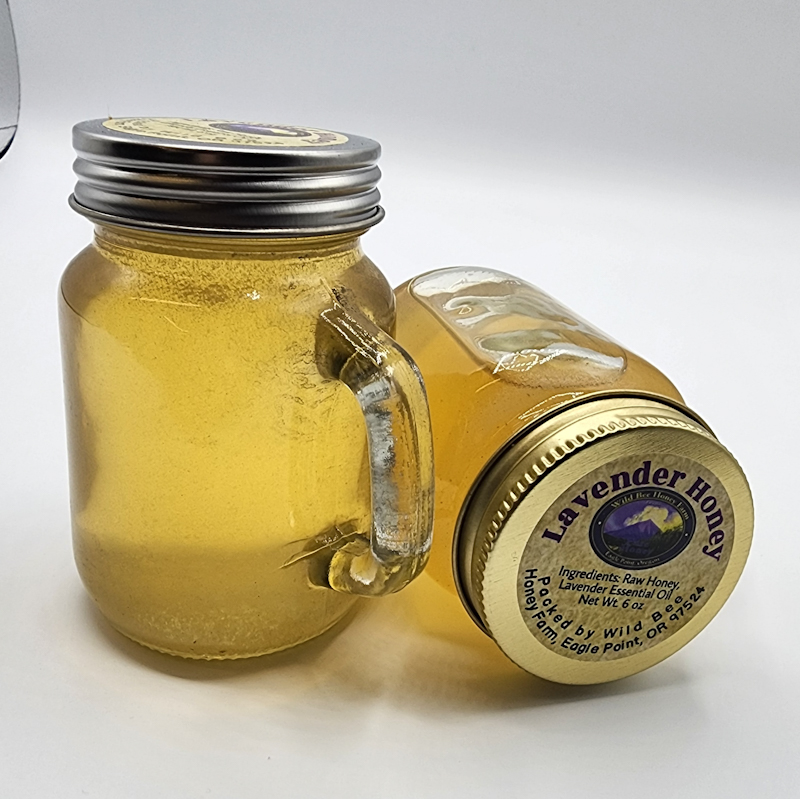Lavender Honey in an Adorable Glass Mason Jar