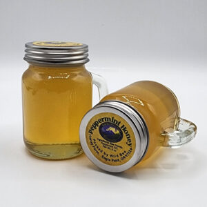 Peppermint Honey in an Adorable Glass Mason Jar